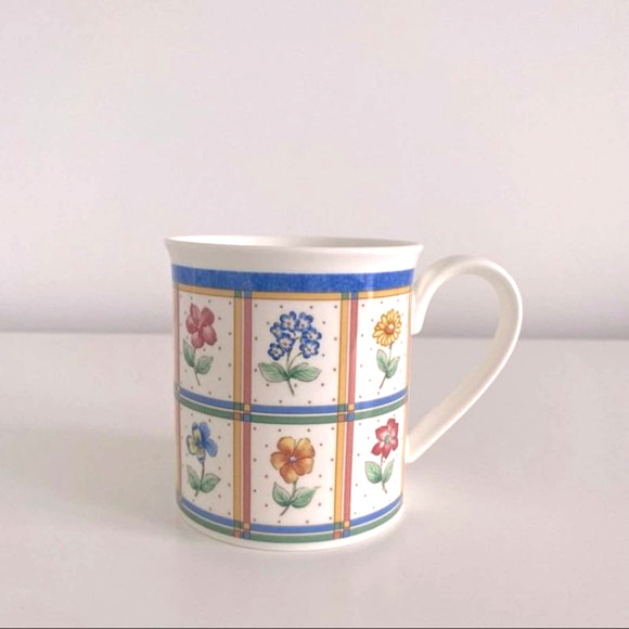 Vintage Villeroy & Boch anno 1748 Germany Julie Pattern Mug Set of 2 - Picture 4 of 8